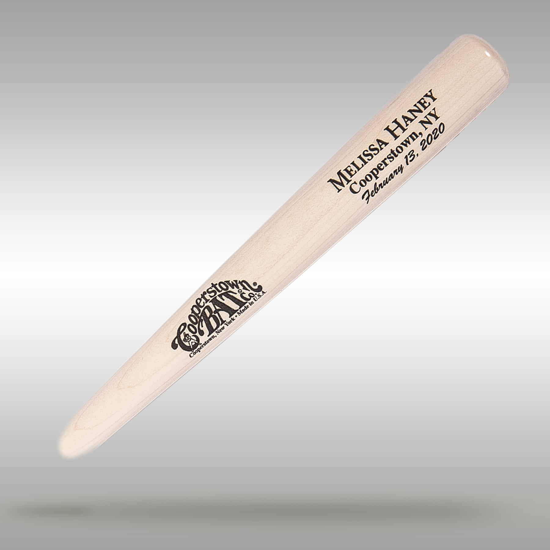 flyde Mark bede 34" Personalized Baseball Bat with 3 lines of Personalizing
