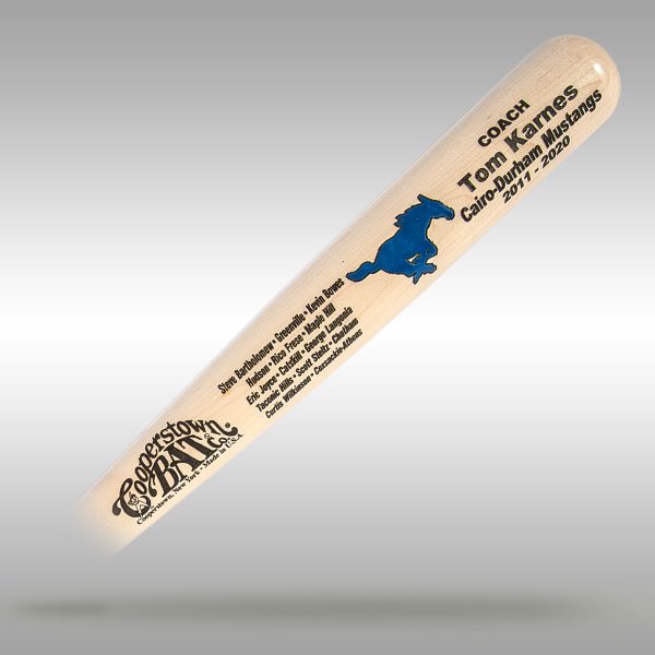 PLAYER COACH BAT - ROSTER + LOGO + PERSONALIZE
