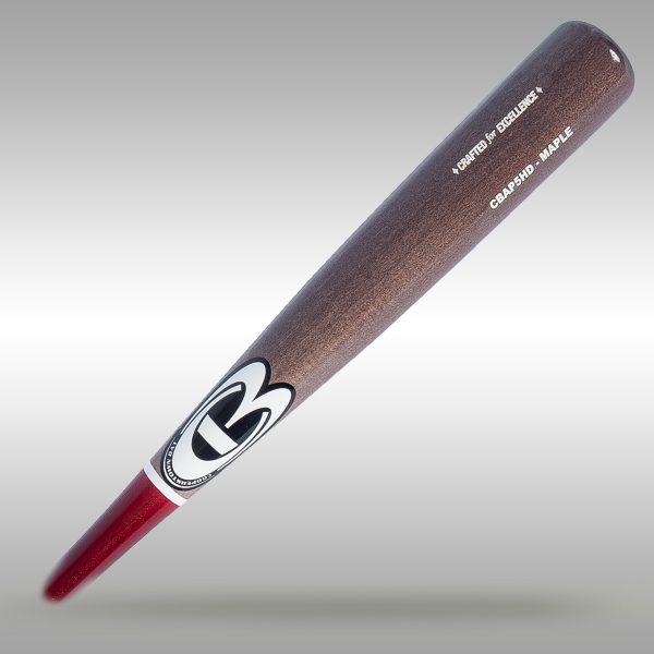 CBAP5HD Maple Pro Wood Baseball Bat: Grey/Mahogany-Barrel