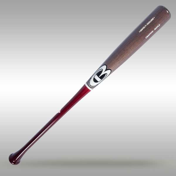 CBAP5HD Maple Pro Wood Baseball Bat: Grey/Mahogany-Full