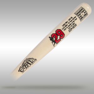 Rod Carew Custom Baseball HOF Stats Bat