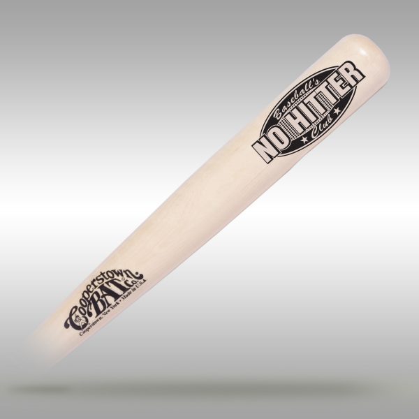 Baseball's Pitchers Club custom engraved bat - No Hitter