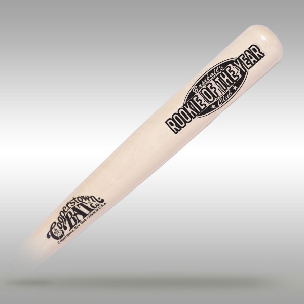 Cooperstown Bat Baseball's Rookie of the Year Club engraved Bat