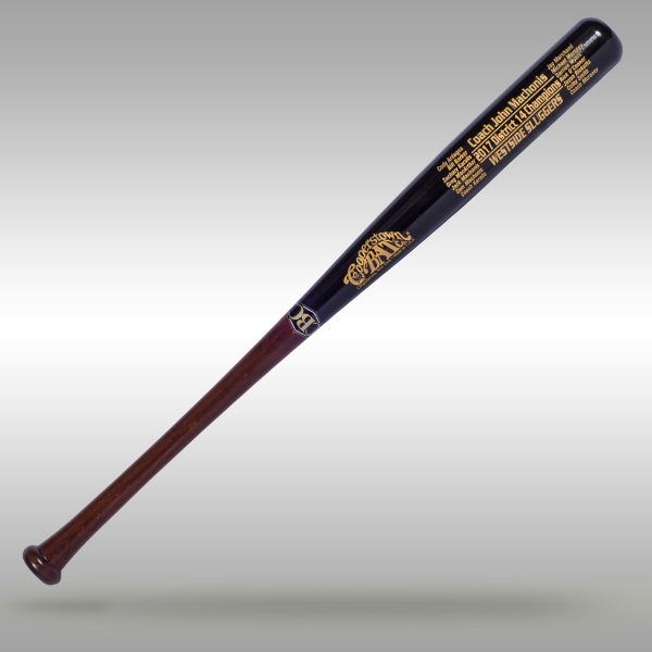 Cooperstown Bat Coach Gift Bat with Roster