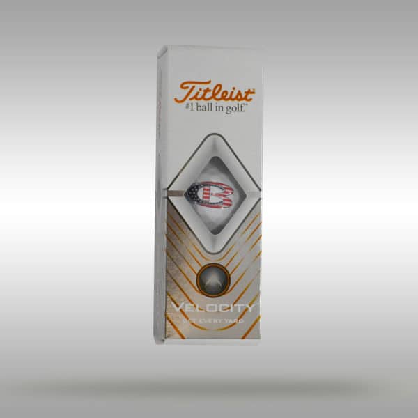 CB Logo Titleist® Velocity™ golf ball